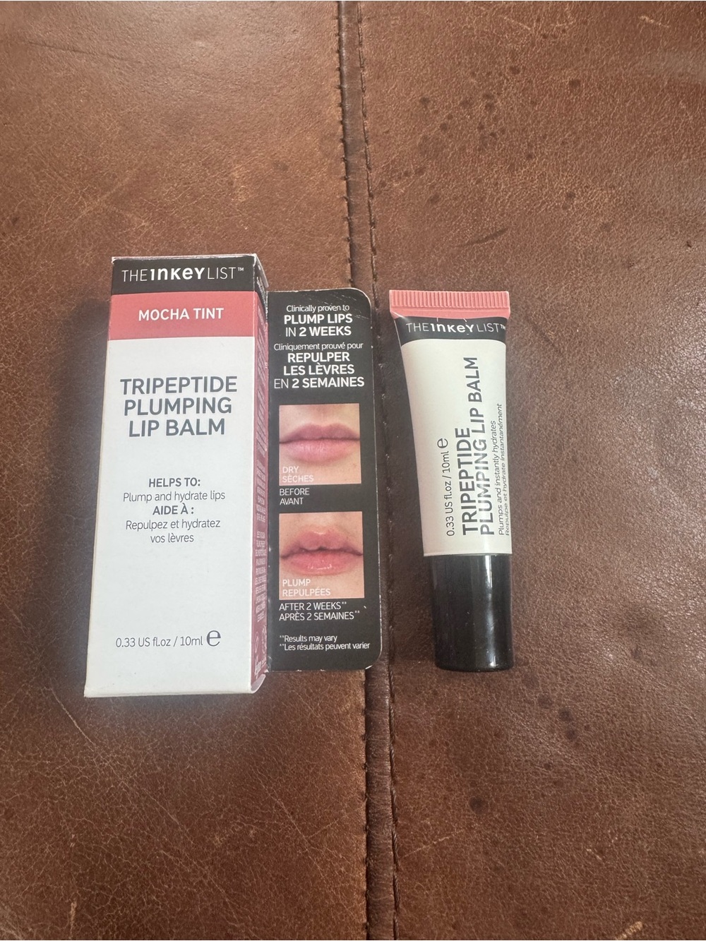 *BRAND NEW IN BOX* The Inkey List Tripeptide Plumping Lip Balm - Mocha